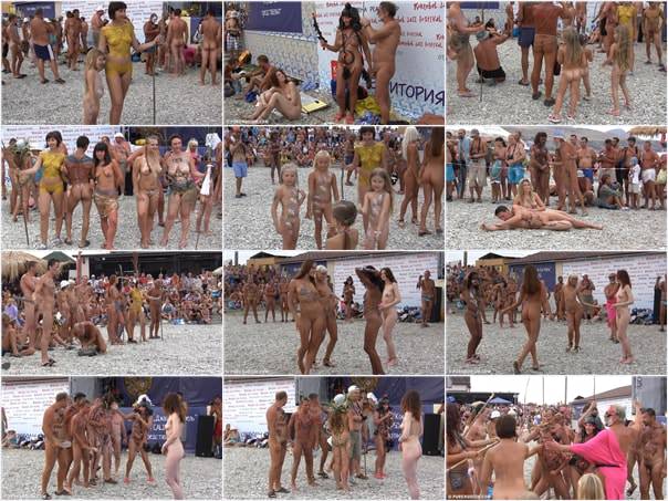 Nudism video (family naturism) - Cool day at the beach [vol 3]